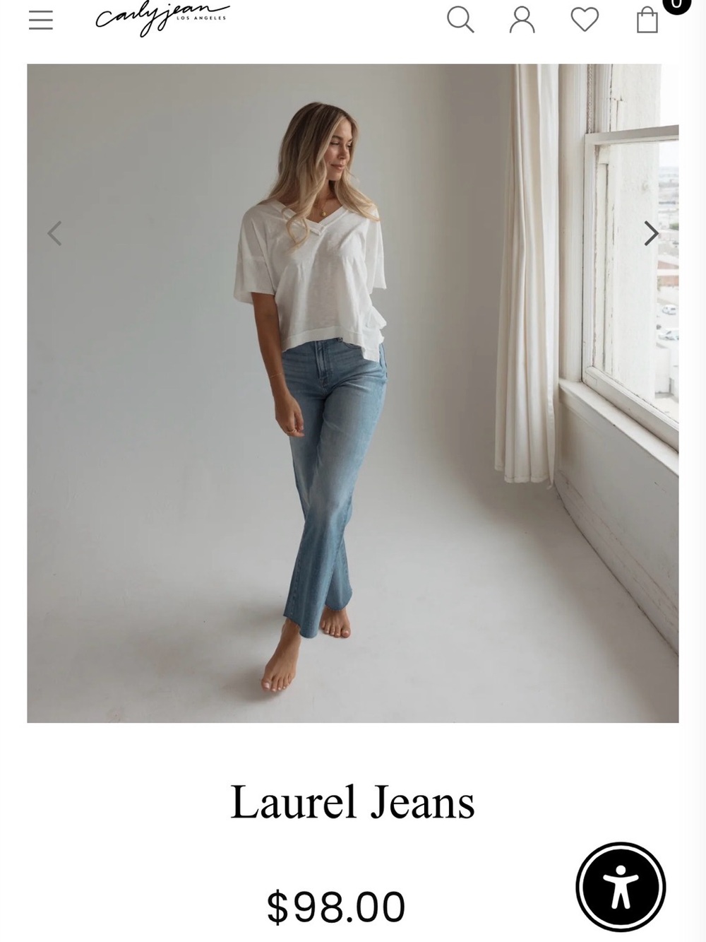 CJLA Carley Jean Los Angeles Laurel Jeans